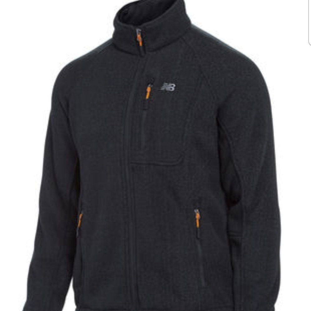 Men's New Balance Charcoal Grey Fleece Jacket